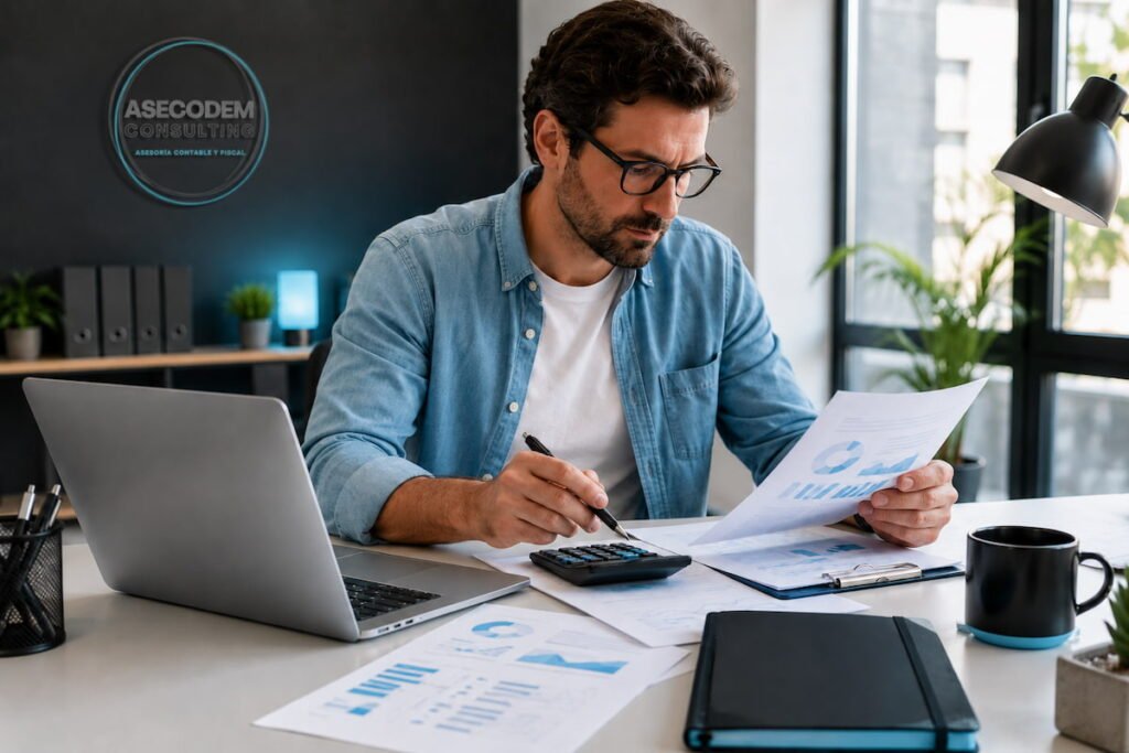 Asesoramiento fiscal para autónomos en Cáceres y online en toda España, con control de gastos deducibles, presentación del IVA y el IRPF en plazo y envío digital de facturas.