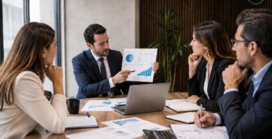 Estrategias fiscales para empresas con análisis de deducciones y planificación fiscal del ejercicio, orientadas a reducir legalmente la carga tributaria de pymes y autónomos.